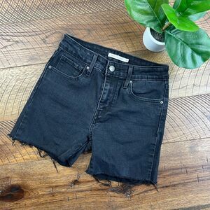 LEVI STRAUSS & CO 26 high rise skinny 721 cutoff shorts